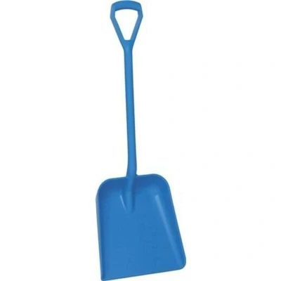 Afbeelding van Vikan Shovels Lightweight Shovel D handle, Short Helve Polypropylene Height 1035mm Large Deep Blade (379x345x90mm) Blue