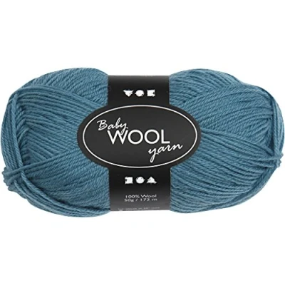 Afbeelding van Creotime Baby Garen 172 M 50 G 14/4 Petrol Blauw