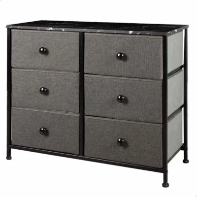 Afbeelding van Ladenkast Max Home Grijs Marmer 80 x 62 30 cm