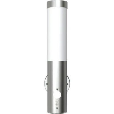 Afbeelding van vidaXL Buitenwandlamp met bewegingsdetector roestvrij staal