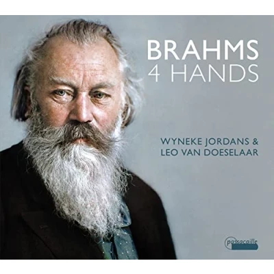 Afbeelding van Wyneke Jordans &amp; Leo Van Doeselaar Brahms 4 Hands (CD)