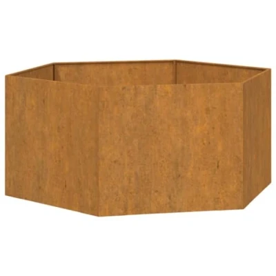 Afbeelding van Plantenbak roestig 90x90x45 cm cortenstaal