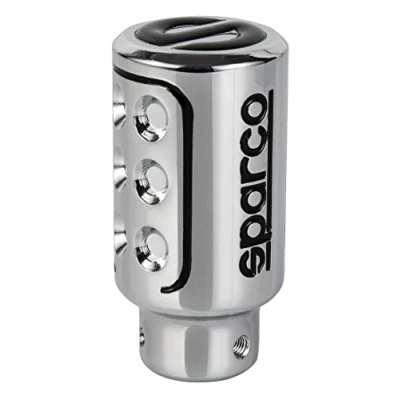Image de Sparco Pommeau de levier vitesses manuel Racing chromé universel