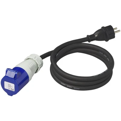 Afbeelding van Pro Plus Verloopkabel 150 cm 3 x 2.5 mm2 van Schuko stekker naar CEE