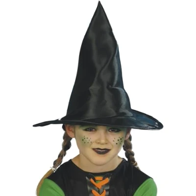 Afbeelding van Smiffys Witch Kostuum Hoed Kids Zwart