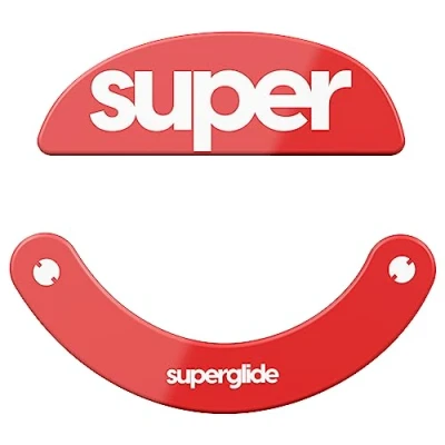 Afbeelding van Superglide 2 Muispads van glas, zeer robuust, ultrasnel, glad en duurzaam voor de Pulsar Xlite serie [rood]