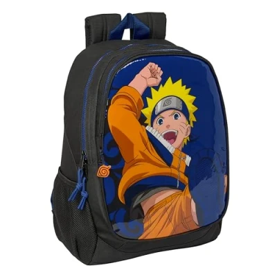 Afbeelding van Schoolrugzak Naruto Ninja Blauw Zwart 32 x 44 16 cm