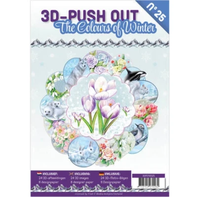Afbeelding van Nr. 25 The Colours of Winter 3D Push Out Book