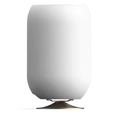 Image de Enceinte bluetooth sans fil avec lampe led et seau à glace Kooduu atmos argent brosse
