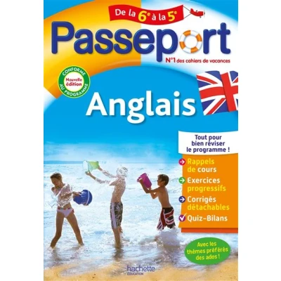 Image de Passeport Anglais de la 6e à 5e Cahier vacances 2025
