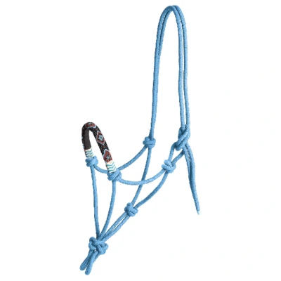 Afbeelding van Waldhausen Touwhalster Pearls Azure Blue Pony