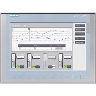 Afbeelding van Siemens 6AV2123 2MB03 0AX0 KTP1200 HMI