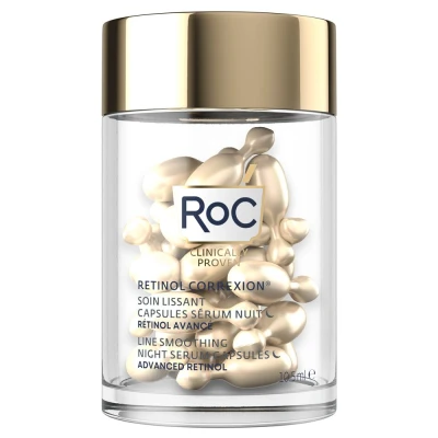 Afbeelding van Roc Retinol Correxion Line Smoothing Night Serum 30 Capsules