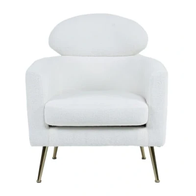 Afbeelding van Armstoel Home ESPRIT Wit Zilverkleurig Metaal 71 x 75 95 cm