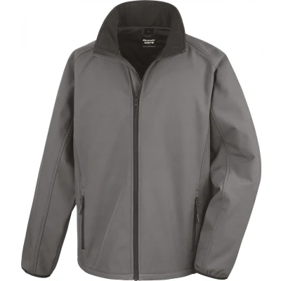 Afbeelding van Result Core Printable Soft Shell R231M CHARCOAL / BLACK