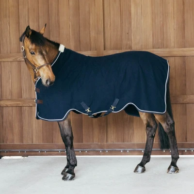 Afbeelding van Kentucky Horsewear Zweetdeken vegan wool marine 160 7&#039;0