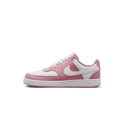 Image de NIKE Court Vision Low Next Nat, Sneaker pour femme, Rose et blanc (Elemental Pink White), 41 EU