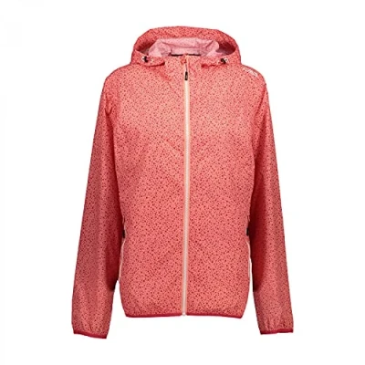 Afbeelding van Cmp Rain Fix Hood 31x7296 Jasje Oranje 2XS Vrouw