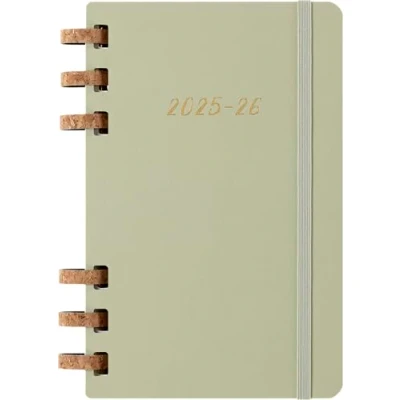 Afbeelding van Moleskine 12 Maanden Agenda 2025/26 Academic Spiral Week/Maand Large Kiwi