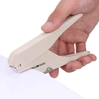Afbeelding van Paddestoel perforator, één gat perforator voor losse bladeren (beige)