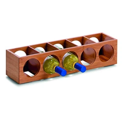 Image de Zeller 13565 casier à vin en bambou, 13,5 x 12,5 53 cm