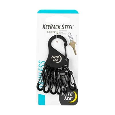 Image de Porte clefs Keyrake Steel Nite Ize Noir