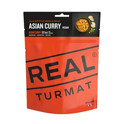 Afbeelding van drytech Real Turmat Full Meal Gevriesdroogd voor verzending Aziatische currysmaak, veganistisch