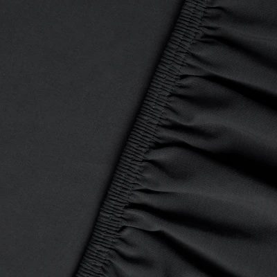 Afbeelding van Kayori Biologisch Shizu Hoeslaken stretch Jersey Zwart 90 100/200 220 (Kleur: Zwart)