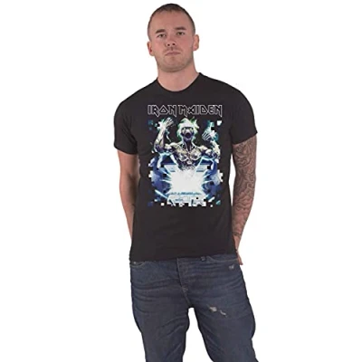 Afbeelding van Iron Maiden Speed Of Light Heren T shirt 2XL Zwart
