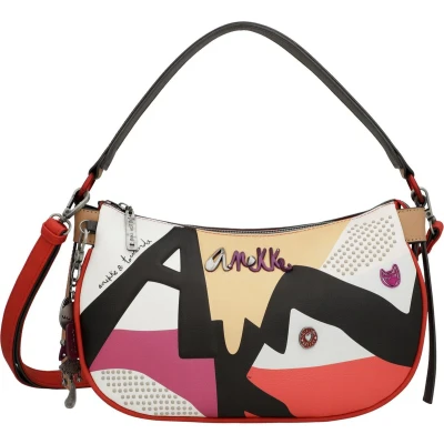 Afbeelding van Anekke Schoudertas Hollywood Fashion Shoulder Bag Multicolor Veelkleurig