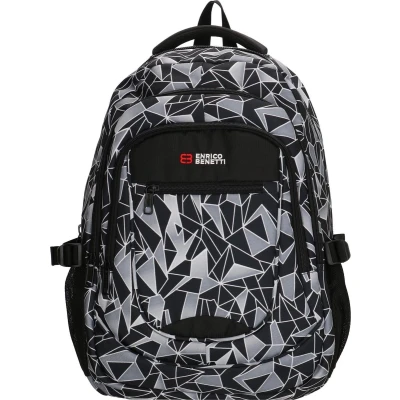 Afbeelding van Enrico Benetti Santa Cruz 17.3&#039;&#039; Laptop Rugtas black grey Laptoprugzak