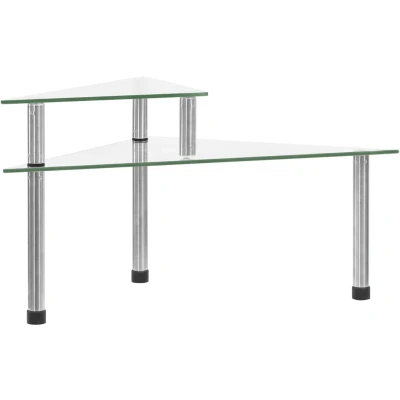 Afbeelding van VidaXL Keukenschap 49,5x35x19 cm gehard glas transparent