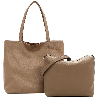 Afbeelding van EMILY &amp; NOAH Shopper E&amp;N Eva ( 65170 ) Dames handtassen taupe 900