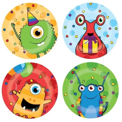 Image de Bord Monster Party 23cm 8 stuks