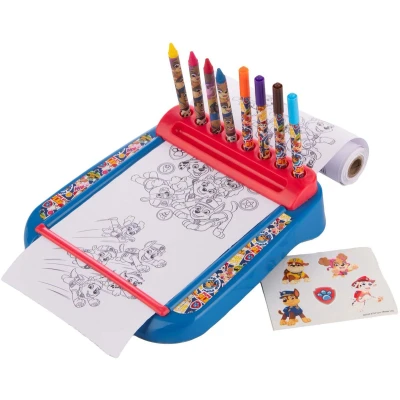 Afbeelding van PAW Patrol Tekenbord met Rol Kleurset, 12dlg.
