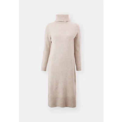 Afbeelding van ONLY Onlbrandie ROLL NECK Gebreide jurk, Dames, Maat: Medium, Pumice stone
