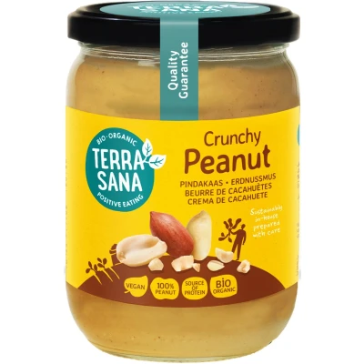 Afbeelding van TerraSana Pindakaas Crunchy 500GR