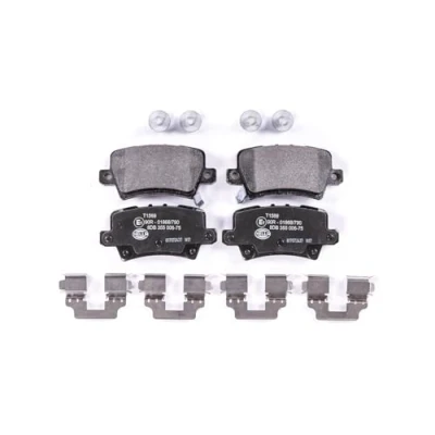 Afbeelding van HELLA 8DB 355 006 751 Remblokkenset Met akoestische slijtagewaarschuwing remzadelschroef toebehoren HONDA: CIVIC 8 Hatchback