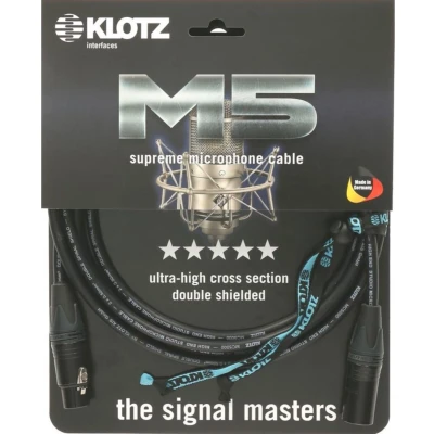 Afbeelding van Klotz microkabel M5 High End 15m XLR M5FM15, Neutrik Microfoonkabel