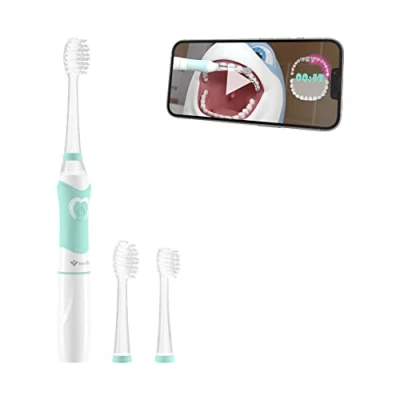 Afbeelding van truelife SonicBrush Kid G TLSBKG Elektrische tandenborstel Wit, Turquoise