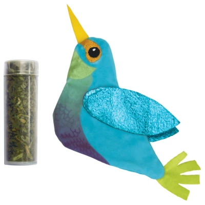 Afbeelding van Kong Kolibrie Met Catnip Hervulbaar 10X12,5X1,5 CM