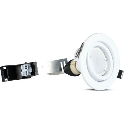 Afbeelding van V TAC VT 3333 GU10 Witte LED Spots 3PC Set Fitting IP20 5W 400 Lumen 6400K