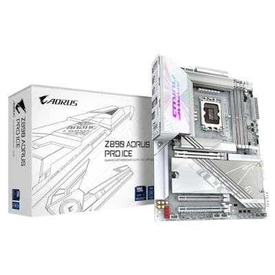 Afbeelding van Gigabyte Z890 AORUS PRO ICE Moederbord Socket Intel 1851 Vormfactor ATX chipset Intel®