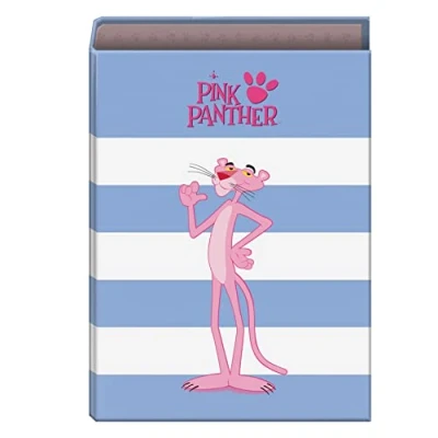 Afbeelding van Dohe Ordner in folio formaat 4 ringen 40 mm Pink Panther model Stripes
