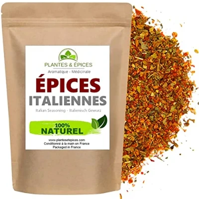 Image de Plantes &amp; Epices Mélange Mix BIO pour assaisonnement Bruschetta 200g Cuisine Italienne Sachet Fraîcheur Biodégradable Refermable