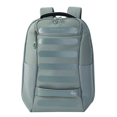 Afbeelding van Hedgren Comby Handle M 15,6&quot; grey green backpack
