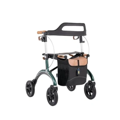 Afbeelding van Rollator Saljol Carbon SMALL British Racing Green
