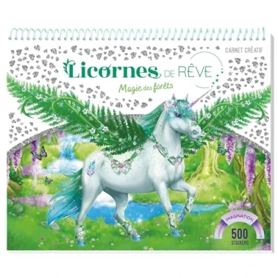 Afbeelding van MAGIE DE LA FORET CARNET CREATIF (500 AUTOCOLLANTS)