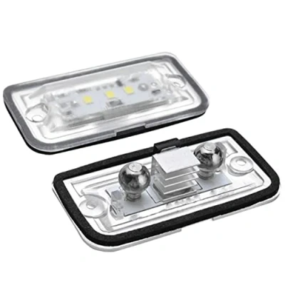 Afbeelding van DHCN 2 x auto led kentekenplaatverlichting lamp voor m erc edes b enz C W203 CLK W209 A209 C209 SL R230 accessoires