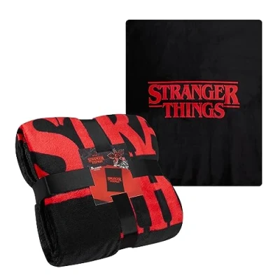 Afbeelding van Stranger Things Bankdeken, fleecedeken, cadeau, object, decoratie, tv serie, officiële Goodies